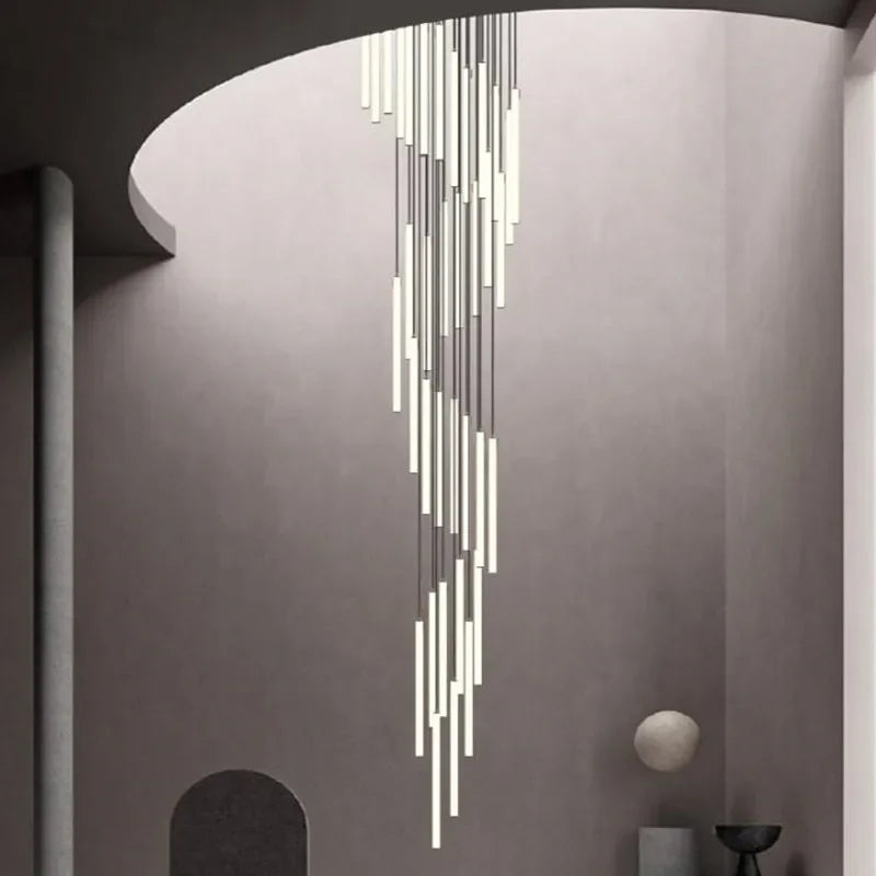 Lustre pour grande hauteur sous plafond : taille, hauteur et fixation