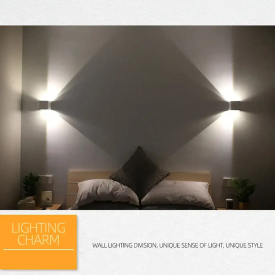 6W/12W Applique Murale Led Étanche Extérieure Intérieure Applique Chambre