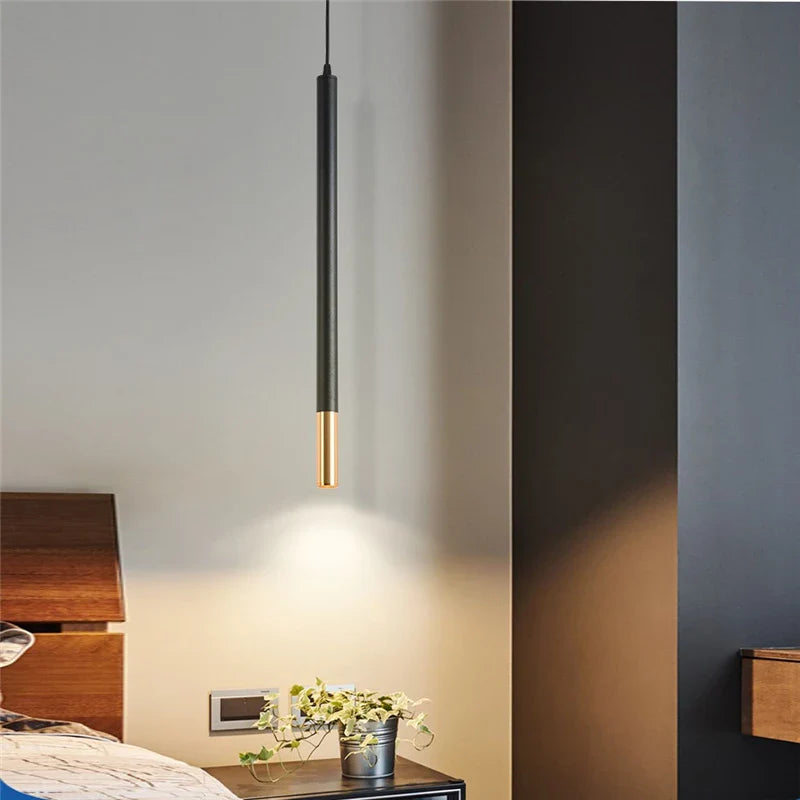 lampe de chevet suspendue led lustre unique décoration intérieure