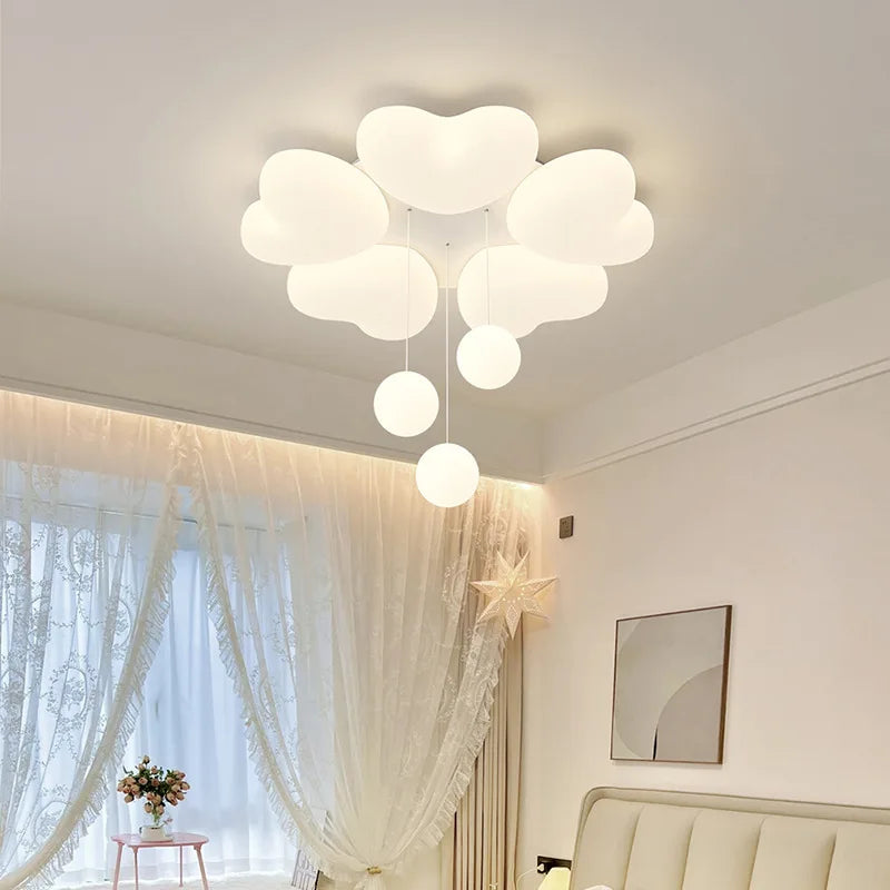 lustre moderne coeur d'amour pour enfants romantique