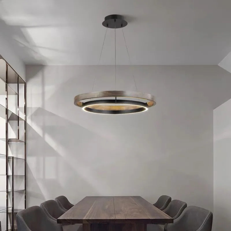 lustre led minimaliste de luxe style nordique moderne