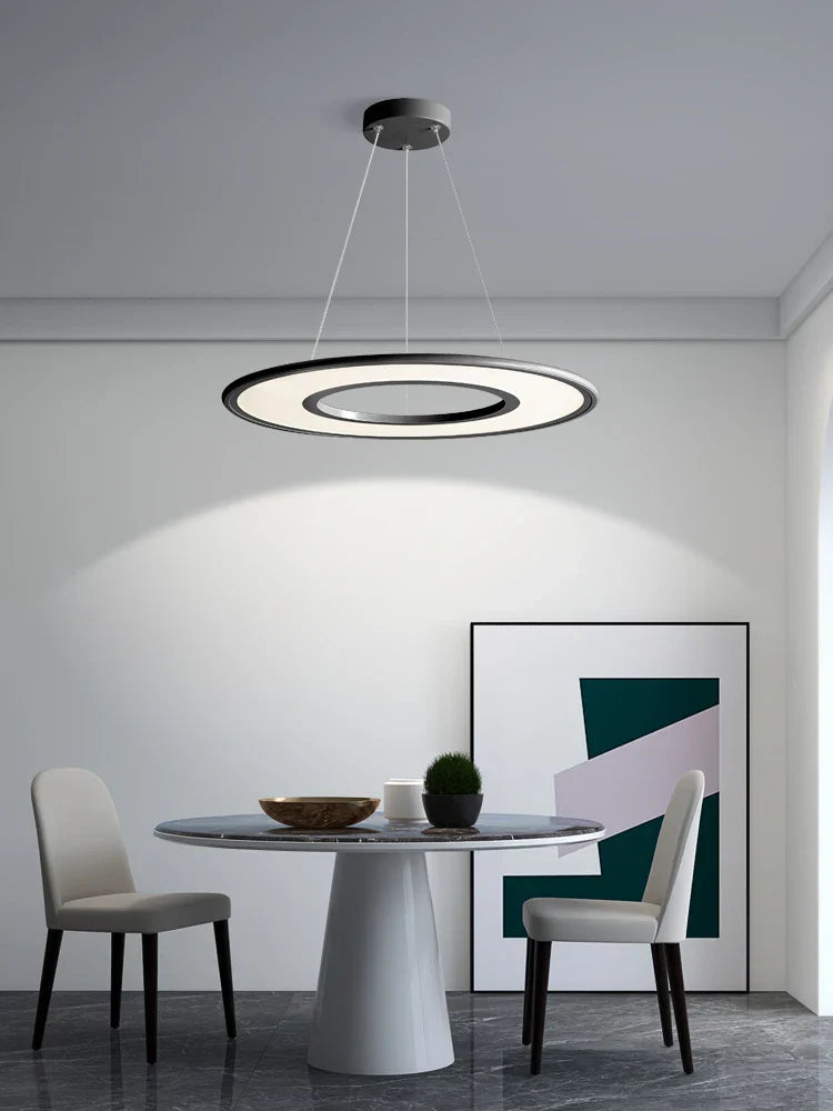 lustre moderne simple nordique minimaliste créatif led