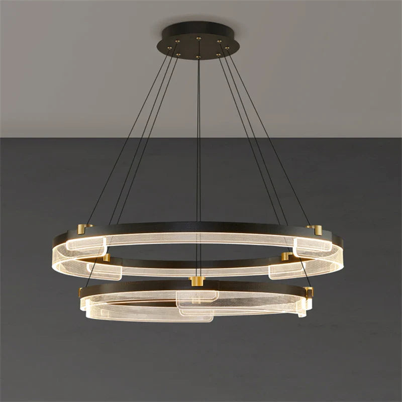 lustre led minimaliste moderne suspension décoration éclairage maison
