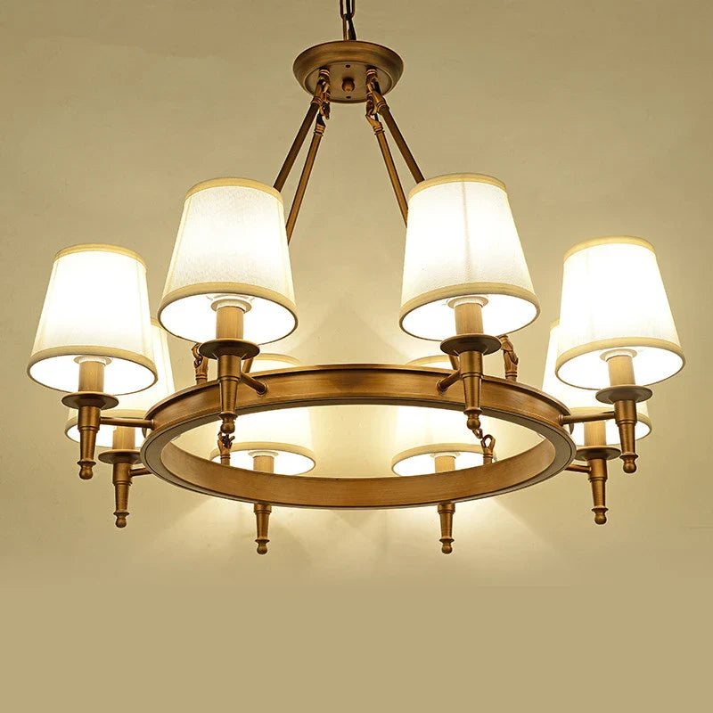 Classique élégant lustre américain lumineux