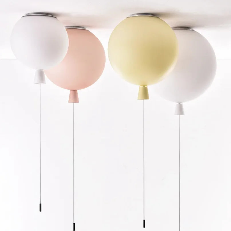 Plafonnier LED En Forme De Ballon Nordique Décoratif Idéal Pour Enfant