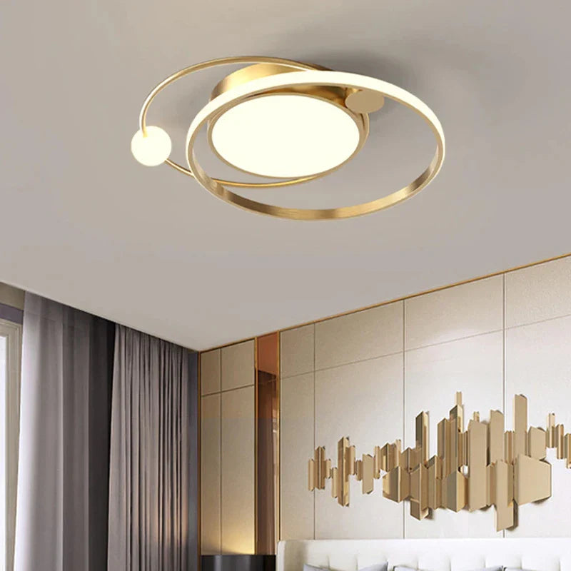 Lustre Design Minimaliste Télécommandé Lumineux