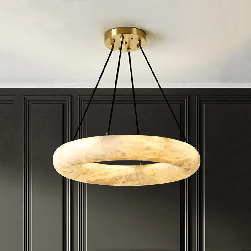 lustre en marbre naturel espagnol pour hôtel luxueux