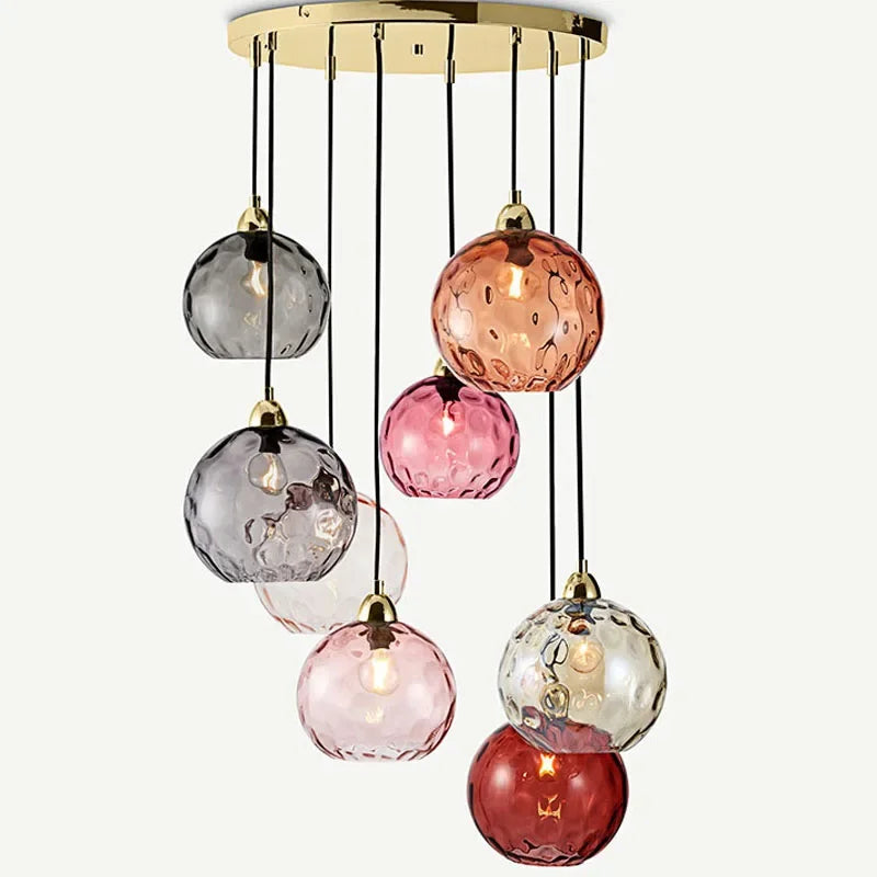 Lustre boule cristal scandinave design