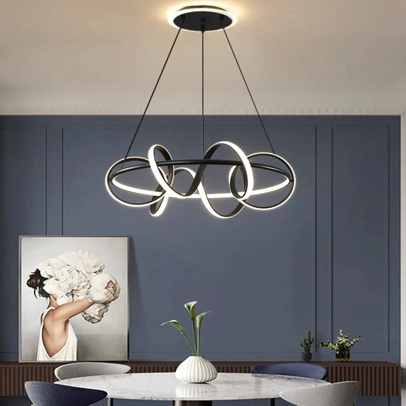 lustre nordique pour éclairage intérieur lampes suspendues