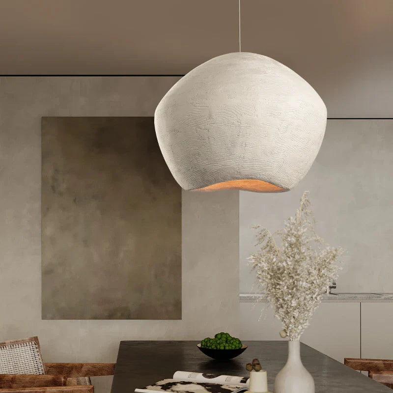 lustre led style nordique wabi sabi pour restaurant et bar