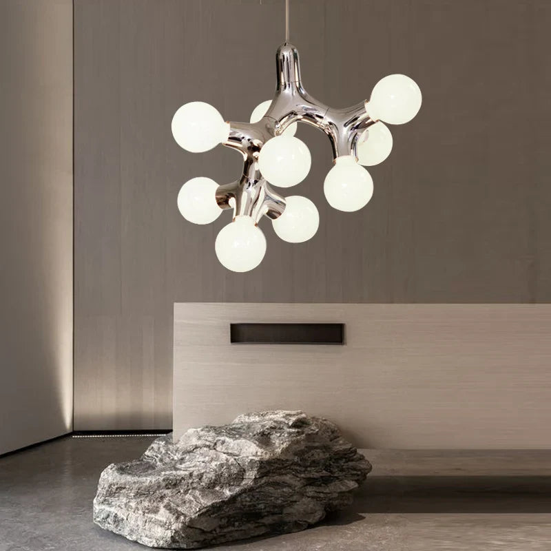 lustre design moléculaire nordique italien 	 2023 villa