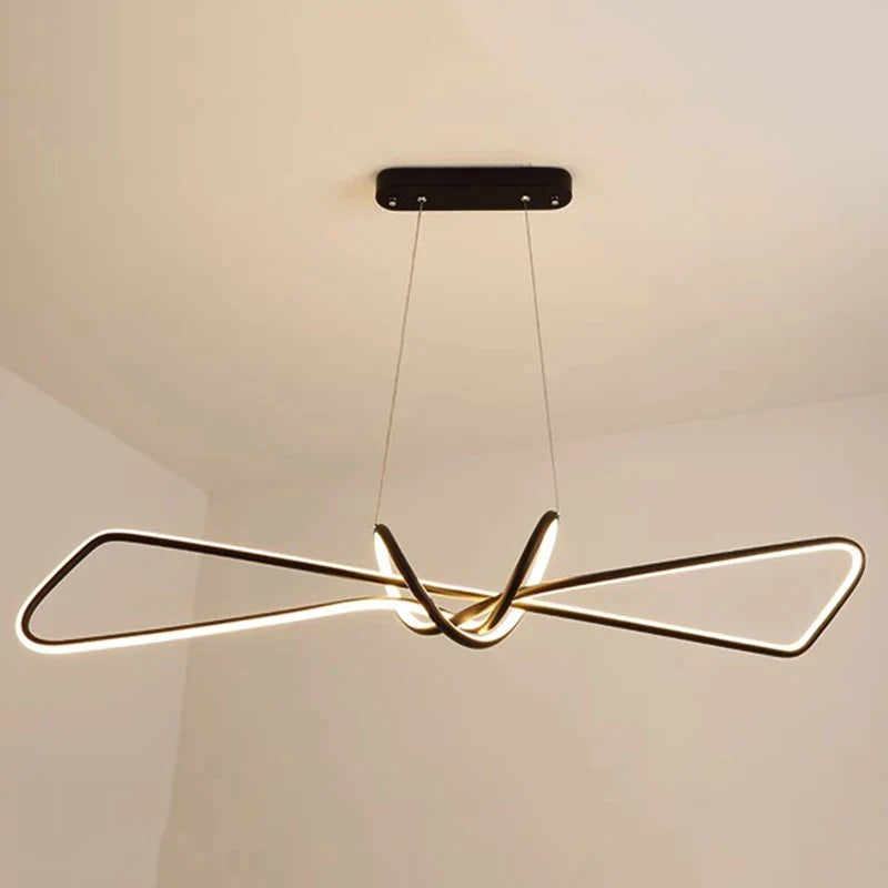 lustre moderne à led pour éclairage intérieur suspendu