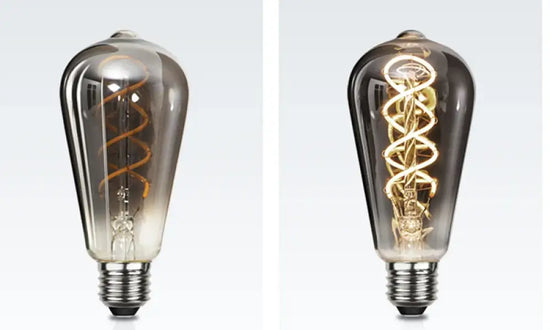 Ampoule LED à filament en spirale 220V 4W E27