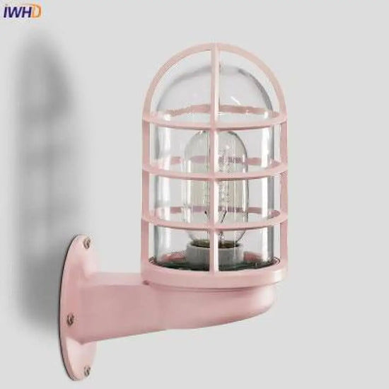 Applique Extérieur Design Moderne Lumineux Rose Murale Chambre