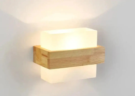 Applique Lampe Murale Support Bois