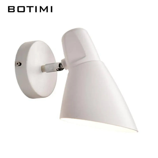 Applique Led Ajustable Design Scandinave Élégante Blanc Murale Chambre