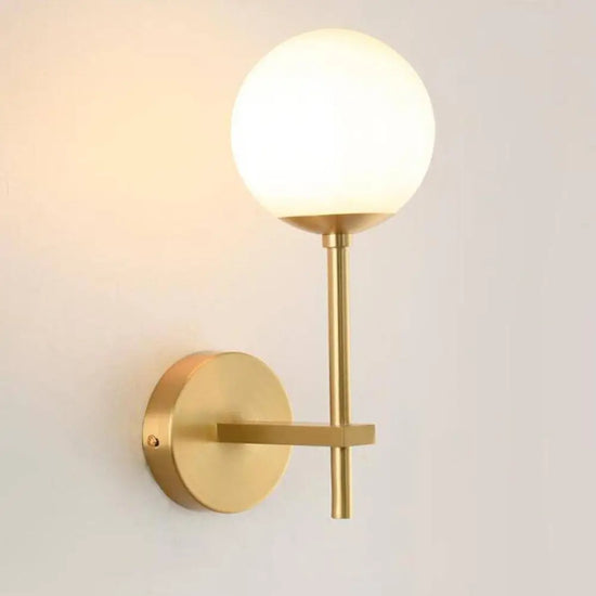 Applique Led Design Métal Doré Luxe Luminaire Doré