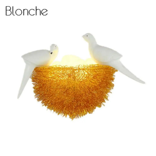 Applique Led Design Nature Suspendue Élégante Murale Chambre