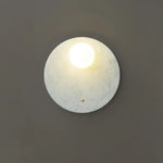Applique Led Marbre Vert Élégance Design Nordique. Blanc Murale Chambre