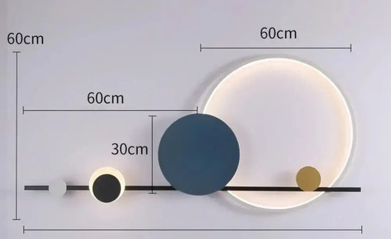 Applique Mural Grand Rond Pour Salon