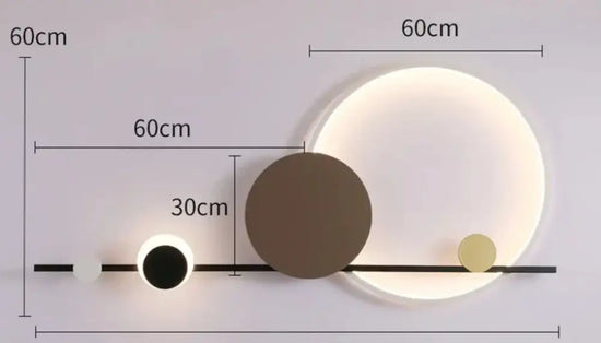 Applique Mural Grand Rond Pour Salon