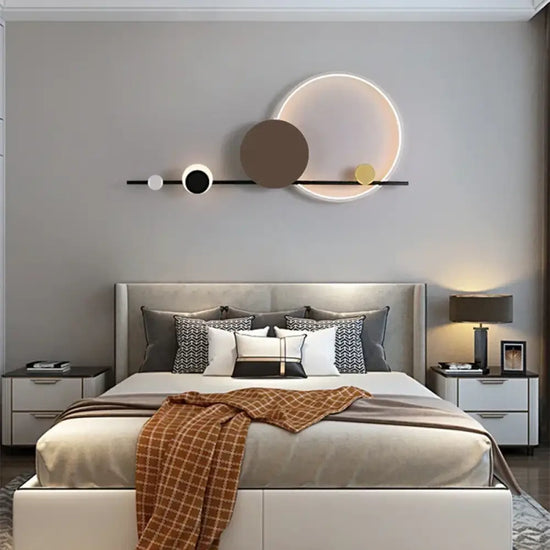 Applique Mural Grand Rond Pour Salon