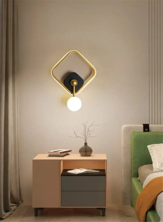 Applique Murale À Led Élégance Contemporaine Lumineuse. Chambre