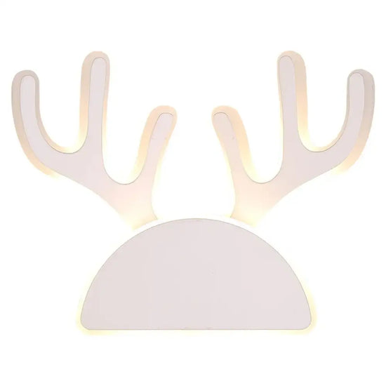 Applique Murale Acrylique Cerf Bois Scandinave. Un / Blanc Chaud (2700-3500K) Chambre