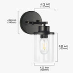 Applique Murale Américaine Industrielle Vintage Loft Élégante Chambre