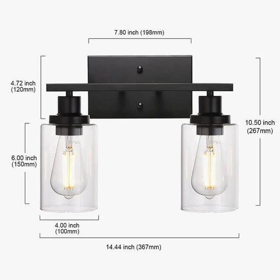 Applique Murale Américaine Industrielle Vintage Loft Élégante Chambre