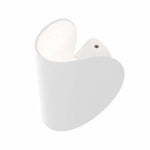 Applique Murale Arrondi Élégant Métal Contemporain Blanc Chambre