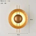 Applique Murale Art Déco Élégante Dorée. Style A / Lumière Chaude Chambre