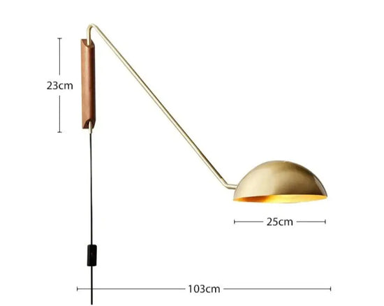 Applique Murale Articulée Bois