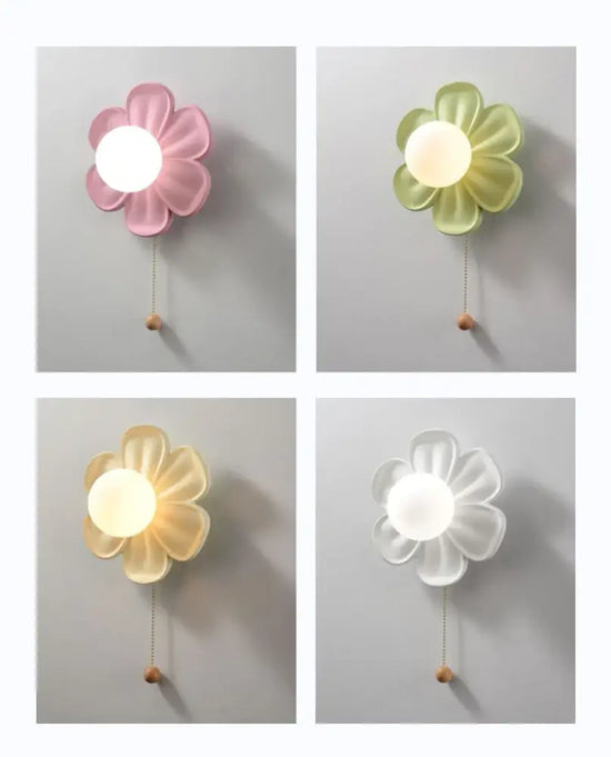 Applique Murale Avec Cordon Rose Applique Murale Rose