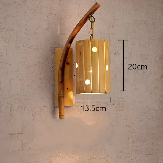 Applique Murale Bambou Zen Exotique. Style C Chambre