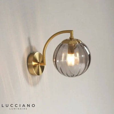Duck blue wall light