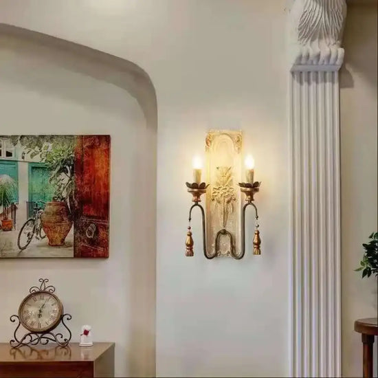 Applique Murale Bois Campagne Américaine Rustique Chambre