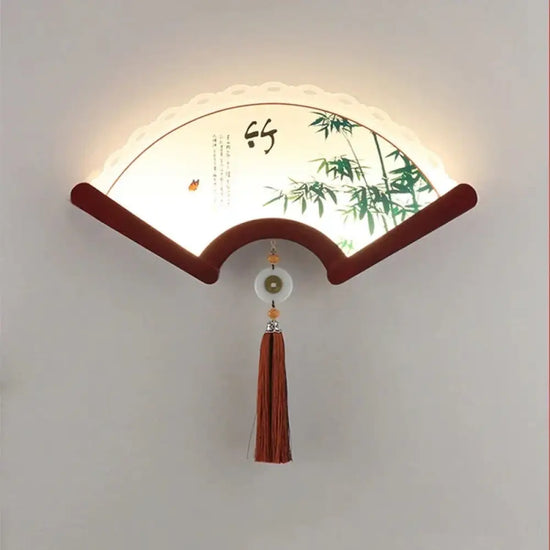 Applique Murale Bois Japonaise