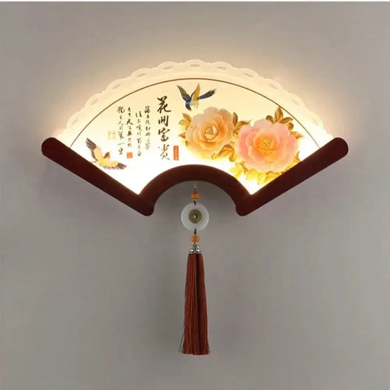 Applique Murale Bois Japonaise