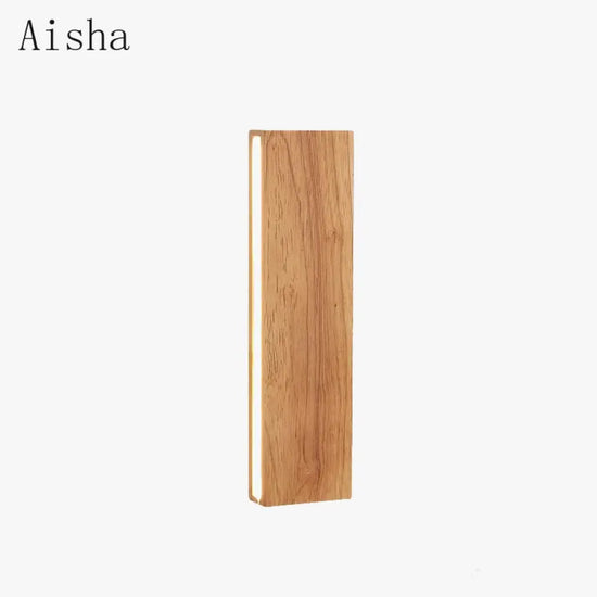 Applique Murale Bois Massif Lumineux Artisanal Élégant Chambre