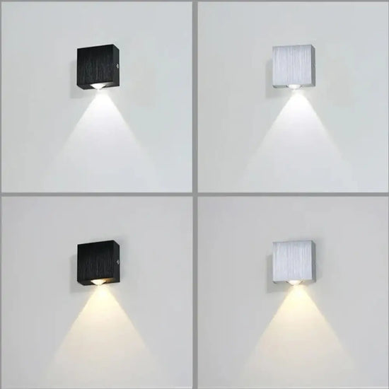 Applique Murale Carré Design Noir