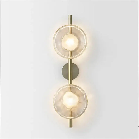 Applique Murale Ceto Design Élégant Verre Unique Lumineux. Chambre