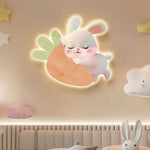 Applique Murale Chambre À Coucher Enfant Bébé Carotte Murale Enfant