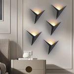 Applique Murale Chambre Moderne | Lampe Led Noir Applique