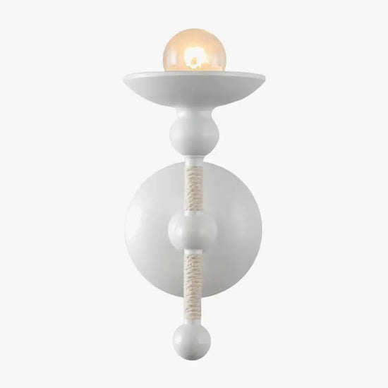 Applique Murale Chanvre Déco Scandinave Élégante Chambre