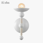 Applique Murale Chanvre Déco Scandinave Élégante Chambre