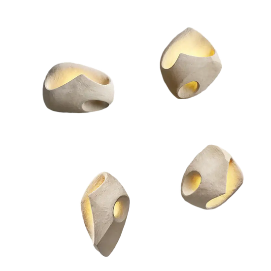 Applique Murale Ciment Lumineux Design Épuré Chambre