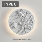 Applique Murale Circulaire Vintage Chic Design Type C / Blanc Chaud (2700-3500K) Chambre