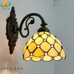 Applique Murale Classique Lumineux Vitrail Élégant Titre Par Défaut Chambre