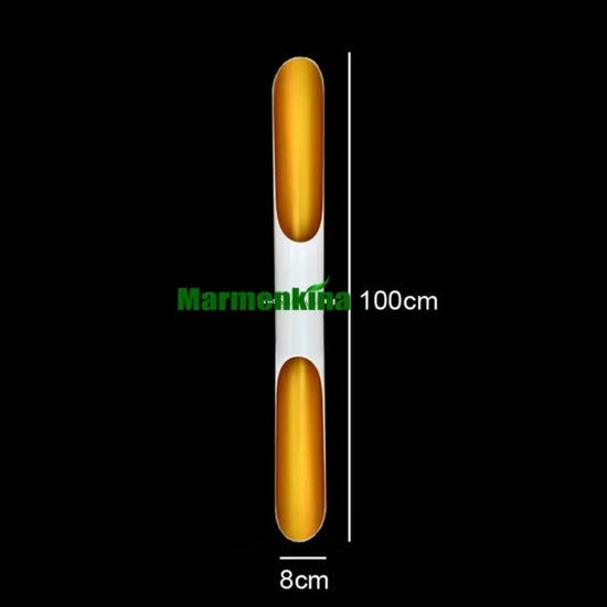 Applique Murale Coltrane Led 2 Lumières 8X100Cm Blanc / Blanc Chaud (2700-3500K) Avec Ampoules
